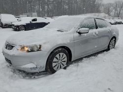 Salvage cars for sale at North Billerica, MA auction: 2010 Honda Accord LX