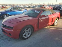 Chevrolet Camaro LT salvage cars for sale: 2012 Chevrolet Camaro LT