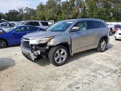 Vehiculos salvage en venta de Copart Ocala, FL: 2015 Toyota Highlander Limited