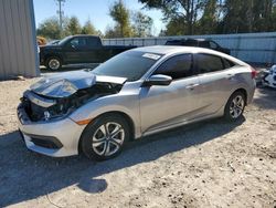 Salvage cars for sale from Copart Midway, FL: 2017 Honda Civic LX