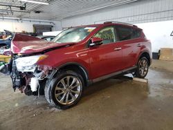 Salvage cars for sale from Copart Candia, NH: 2018 Toyota Rav4 HV Limited