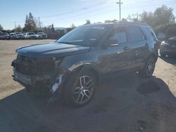 Salvage cars for sale from Copart San Martin, CA: 2019 Ford Explorer Sport