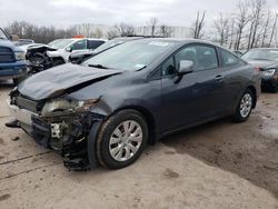 Salvage cars for sale from Copart Central Square, NY: 2012 Honda Civic LX