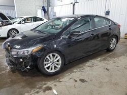 Salvage cars for sale from Copart Ham Lake, MN: 2017 KIA Forte LX