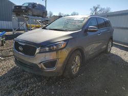 Salvage cars for sale at Wichita, KS auction: 2018 KIA Sorento LX