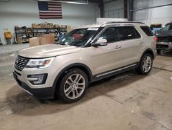 Ford Explorer salvage cars for sale: 2017 Ford Explorer Limited