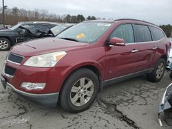 Chevrolet salvage cars for sale: 2010 Chevrolet Traverse LT