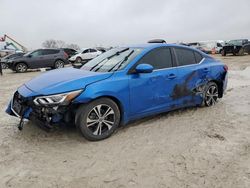 Nissan salvage cars for sale: 2020 Nissan Sentra SV