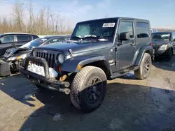 Salvage cars for sale at Leroy, NY auction: 2008 Jeep Wrangler Sahara