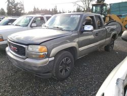 Salvage cars for sale from Copart Graham, WA: 2000 GMC New Sierra K1500