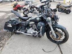 Salvage motorcycles for sale at Woodhaven, MI auction: 2002 Harley-Davidson Flhtcui