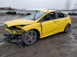 Salvage cars for sale from Copart Columbia Station, OH: 2018 Ford Focus ST