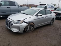 Salvage cars for sale at Chicago Heights, IL auction: 2019 Hyundai Elantra SEL