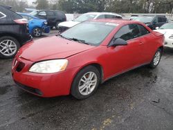 Pontiac salvage cars for sale: 2007 Pontiac G6 GT