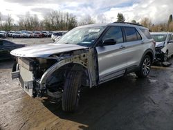 Salvage cars for sale at Portland, OR auction: 2022 Ford Explorer ST-Line