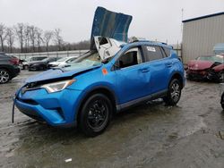 Toyota Rav4 salvage cars for sale: 2018 Toyota Rav4 LE