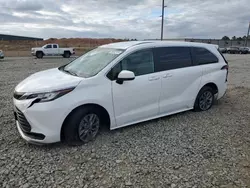 Salvage cars for sale from Copart Tifton, GA: 2022 Toyota Sienna LE