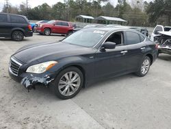 Salvage cars for sale from Copart Savannah, GA: 2011 Infiniti M37 X