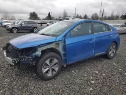 Salvage cars for sale at Portland, OR auction: 2017 Hyundai Ioniq Limited