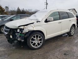 Salvage cars for sale from Copart York Haven, PA: 2012 Dodge Journey Crew