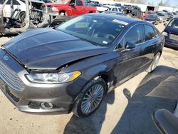 Salvage cars for sale at Bridgeton, MO auction: 2016 Ford Fusion Titanium