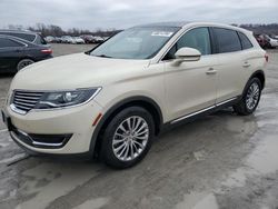 Flood-damaged cars for sale at auction: 2016 Lincoln MKX Select