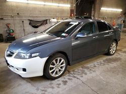 Acura salvage cars for sale: 2007 Acura TSX