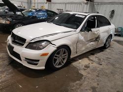 Salvage cars for sale at Milwaukee, WI auction: 2013 Mercedes-Benz C 300 4matic