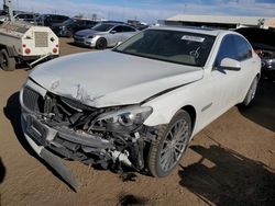 BMW salvage cars for sale: 2012 BMW 750 XI