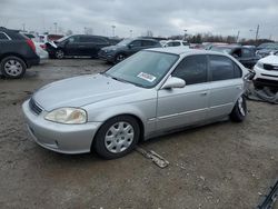 Honda Civic salvage cars for sale: 1999 Honda Civic LX