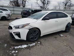 Salvage cars for sale at West Mifflin, PA auction: 2021 KIA Forte GT Line