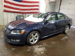 Salvage cars for sale from Copart Lyman, ME: 2015 Volkswagen Passat S