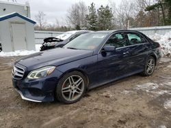 Salvage cars for sale from Copart Lyman, ME: 2015 Mercedes-Benz E 350 4matic