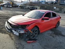 Salvage cars for sale from Copart Marlboro, NY: 2020 Honda Civic Sport