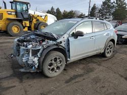 Subaru salvage cars for sale: 2023 Subaru Crosstrek Sport