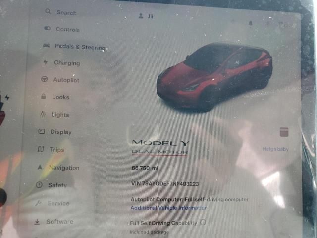 2022 Tesla Model Y