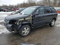 Salvage cars for sale from Copart Ellwood City, PA: 2008 KIA Sportage LX