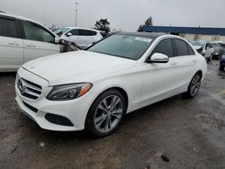 Salvage cars for sale at Woodhaven, MI auction: 2017 Mercedes-Benz C300