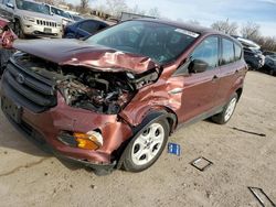 Salvage cars for sale at Bridgeton, MO auction: 2018 Ford Escape S