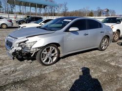 Salvage cars for sale at Spartanburg, SC auction: 2012 Nissan Maxima S