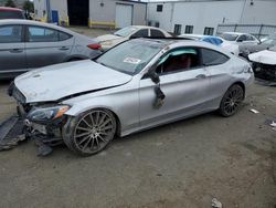 Salvage cars for sale from Copart Vallejo, CA: 2017 Mercedes-Benz C300