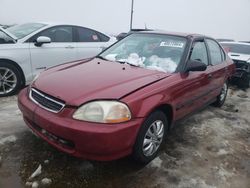 Salvage cars for sale at Elgin, IL auction: 1998 Honda Civic LX