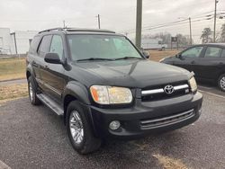 Salvage cars for sale from Copart Austell, GA: 2006 Toyota Sequoia SR5