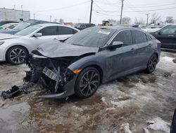 Salvage cars for sale from Copart Chicago Heights, IL: 2021 Honda Civic Sport
