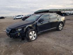 Salvage cars for sale at Houston, TX auction: 2015 KIA Optima Hybrid