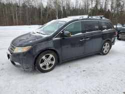 Salvage cars for sale from Copart Bowmanville, ON: 2012 Honda Odyssey Touring