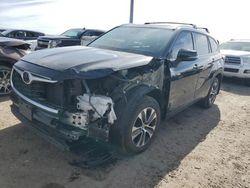 Toyota Highlander xle salvage cars for sale: 2021 Toyota Highlander XLE