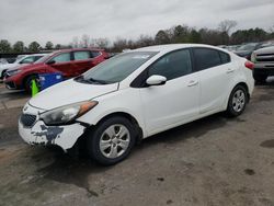 Salvage cars for sale at Florence, MS auction: 2016 KIA Forte LX