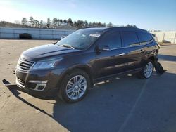 Chevrolet salvage cars for sale: 2015 Chevrolet Traverse LT