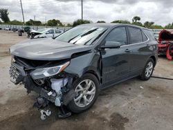Salvage cars for sale at Miami, FL auction: 2021 Chevrolet Equinox LT